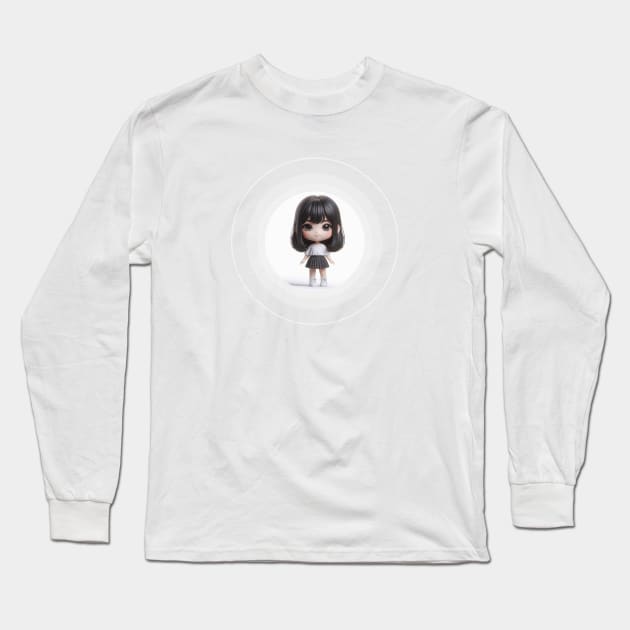 Illusion circle.45. Long Sleeve T-Shirt by Beta Volantis